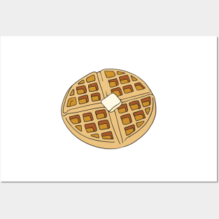 Waffle Illustration Posters and Art